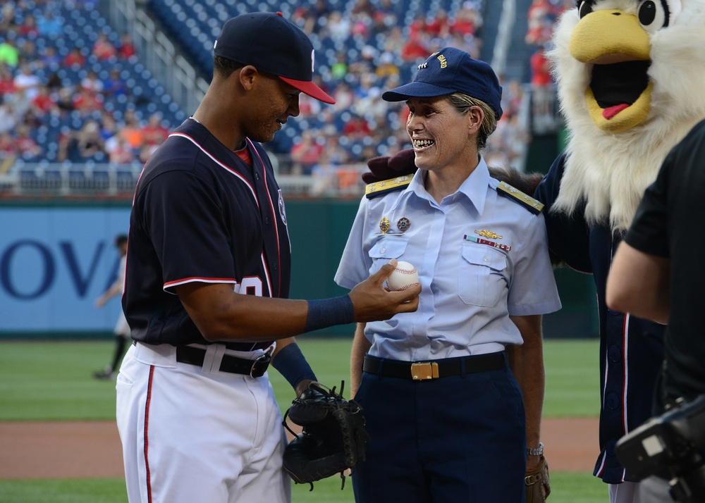 Coast Guard Day at Washington Nationals Game