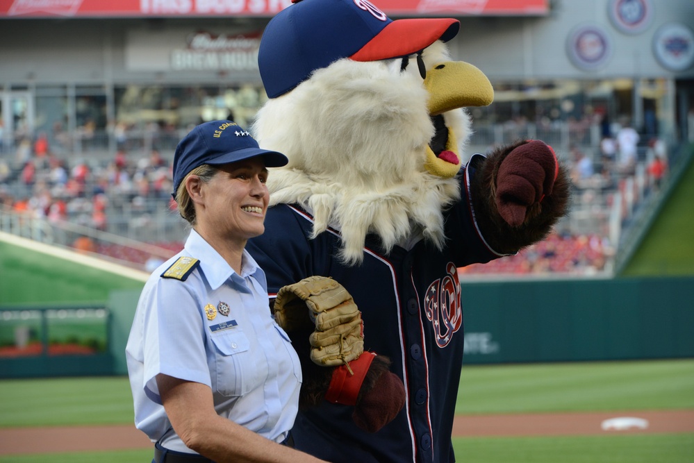 Coast Guard Day at Washington Nationals Game