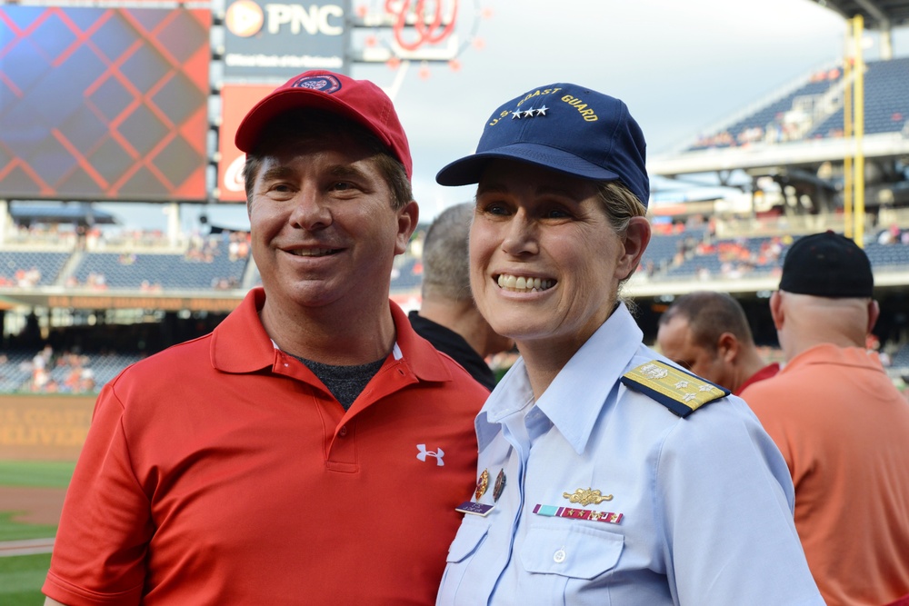 Coast Guard Day at Washington Nationals Game