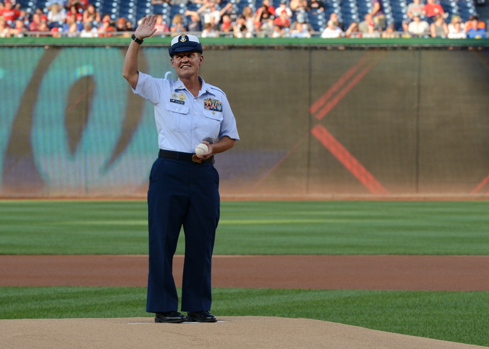 Coast Guard Day at Washington Nationals Game