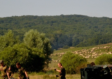 Romanian forces show firepower