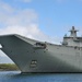 Royal Australian Navy Canberra Class Amphibious Ship HMAS Canberra (L02) Departs Joint Base Pearl Harbor-Hickam Following the Conclusion of RIMPAC 2016