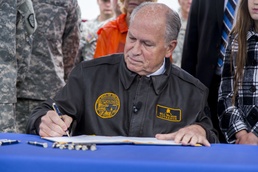 Alaska National Guard marks historic landmark in downtown Anchorage