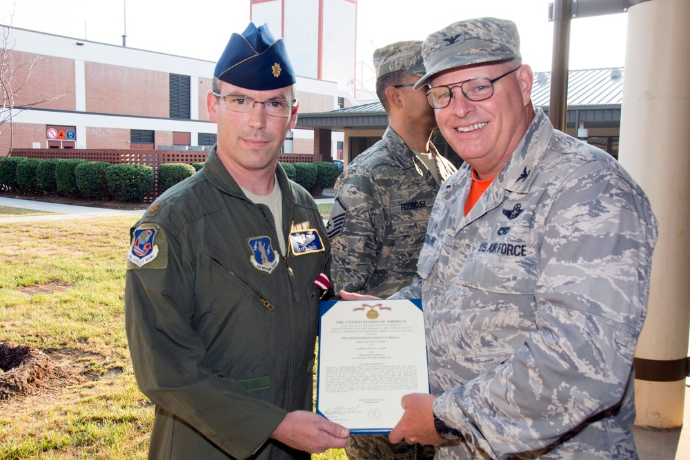USAF Maj. Cannon awarded Meritorous Service Medal