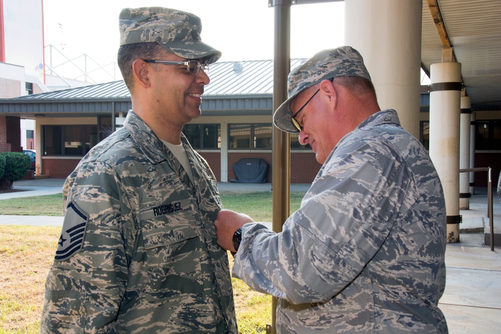 USAF MSgt. Rodriguez Cannon awarded Meritorous Service Medal