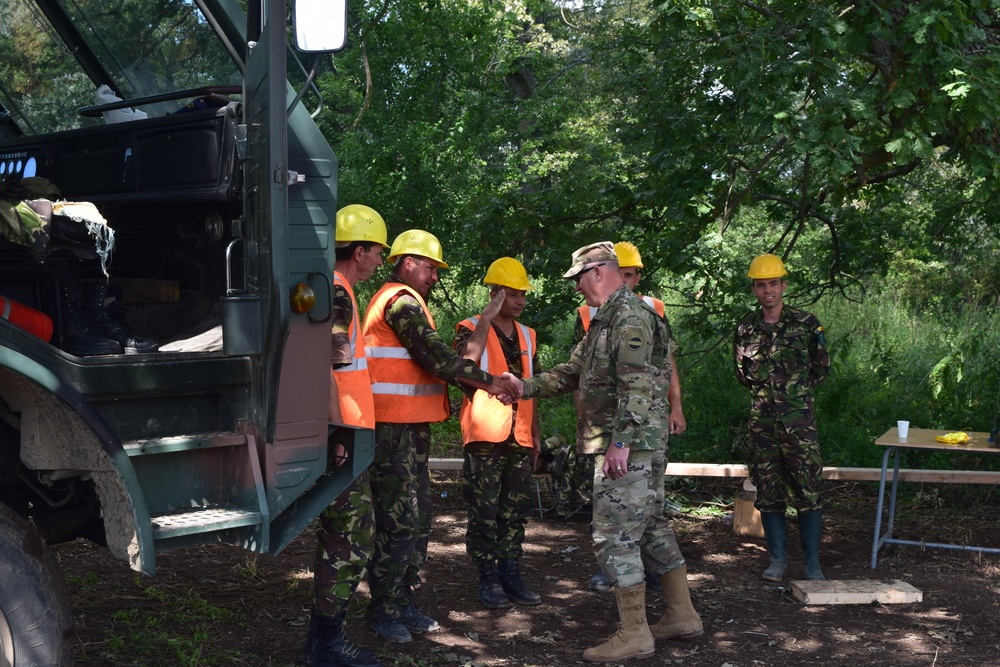 Deputy Command General of U.S. Army Reserve Component Tours Operation Resolute Castle