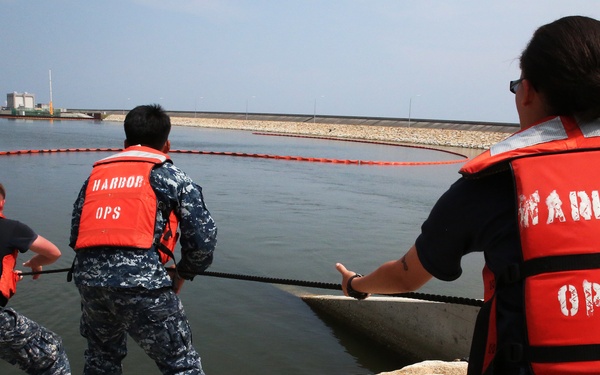 Facility Response Team tests their oil spill response