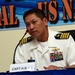 160808-N-QV906-033 SURABAYA, Indonesia (August 8,2016) Capt. H.B. Le, Commodore, Destroyer Squadron 7, delivers remarks at the Cooperation Afloat Readiness and Training (CARAT) Indonesia 2016 closing ceremony in Surabaya, Indonesia, Aug. 8.  CARAT is a se