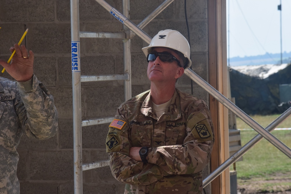 Col. Brantley Surveys Progress of Alabama Army National Guard in Romania