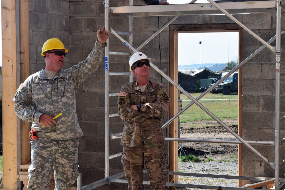 Col. Brantley Surveys Progress of Alabama Army National Guard in Romania