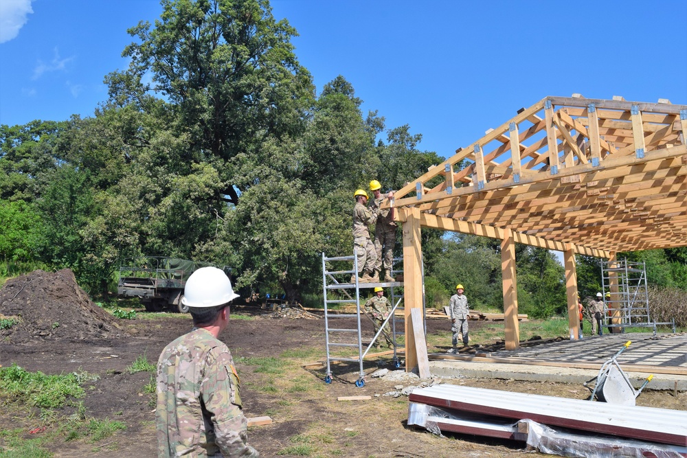 Col. Brantley Surveys Progress of Alabama Army National Guard in Romania
