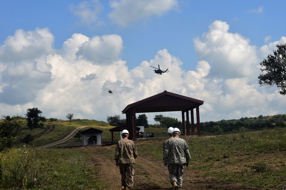 Col. Brantley Surveys Progress of Alabama Army National Guard in Romania
