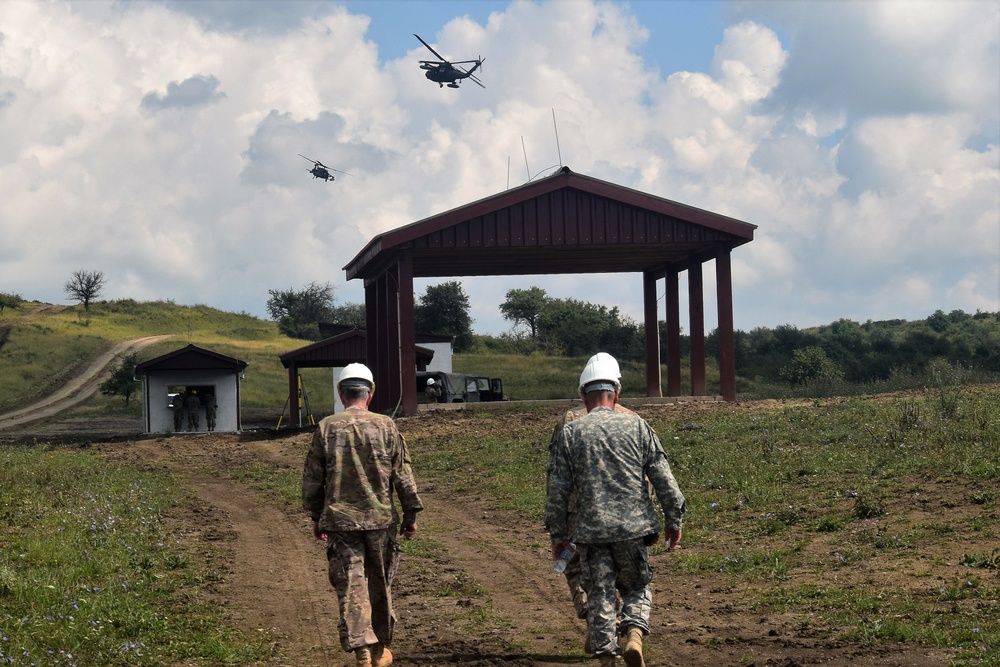 Col. Brantley Surveys Progress of Alabama Army National Guard in Romania