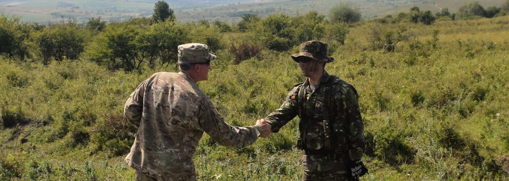 Col. Brantley Surveys Progress of Alabama Army National Guard in Romania