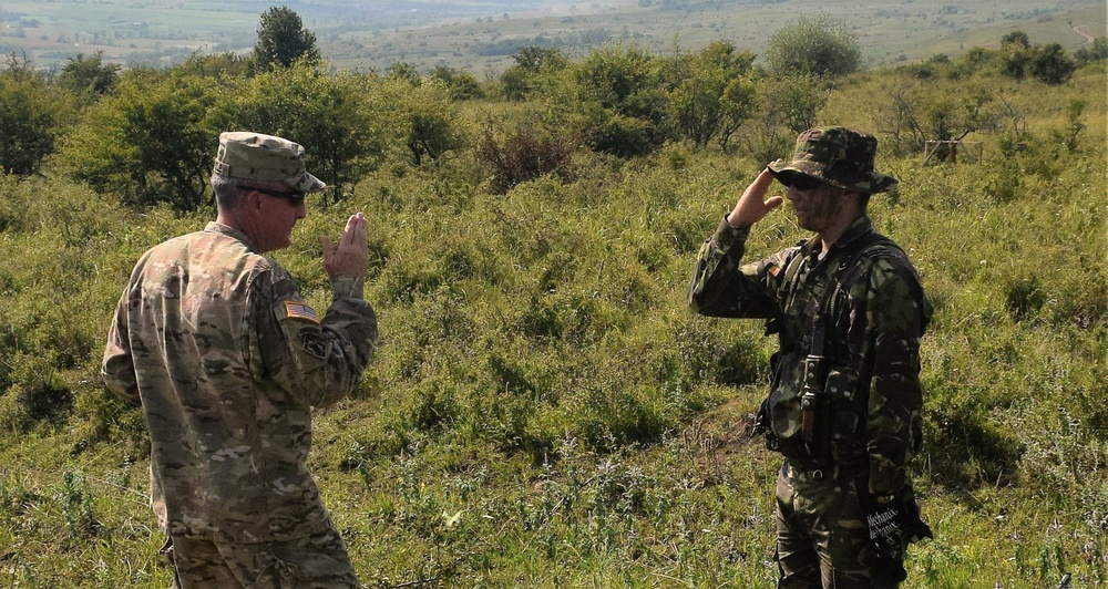 Col. Brantley Surveys Progress of Alabama Army National Guard in Romania