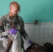 Army Reserve physician sees patient in Chad hospital