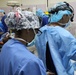 Army Reserve medical personnel prepare for surgery case in Chad hospital
