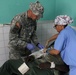 Army Reserve medical personnel provide care to Chadian combat wounded in Chad hospital