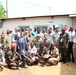 Chadian military forces and Army Reserve medical personnel take an opportunity for photo at Chad hospital