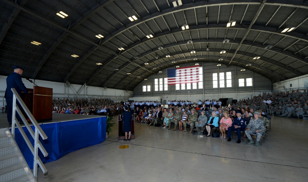 6th Air mobility Wing Change of Command