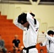 Taekwondo demonstration team performs at Presidio
