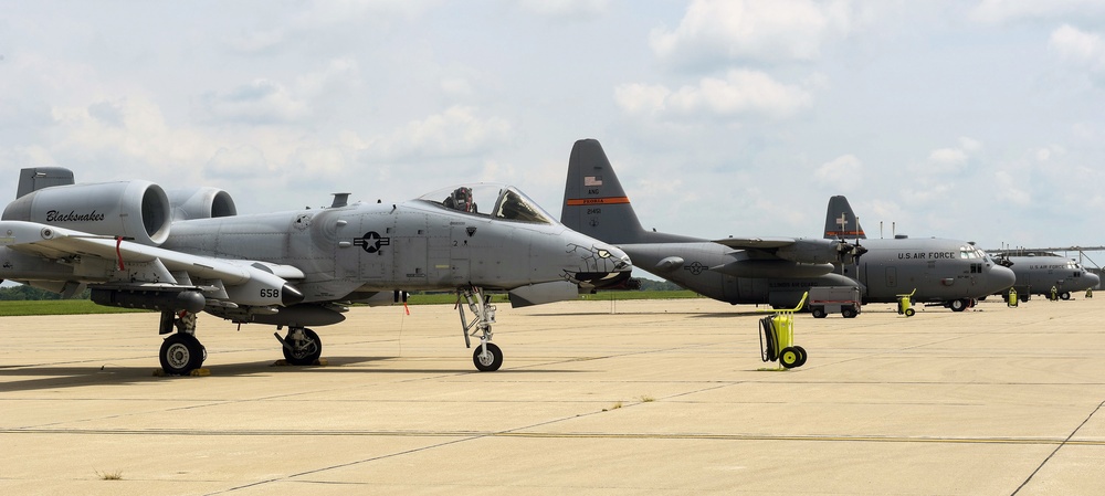 A-10 Thunderbolt II assigned to the 122nd Fighter Wing, Indiana Air National Guard