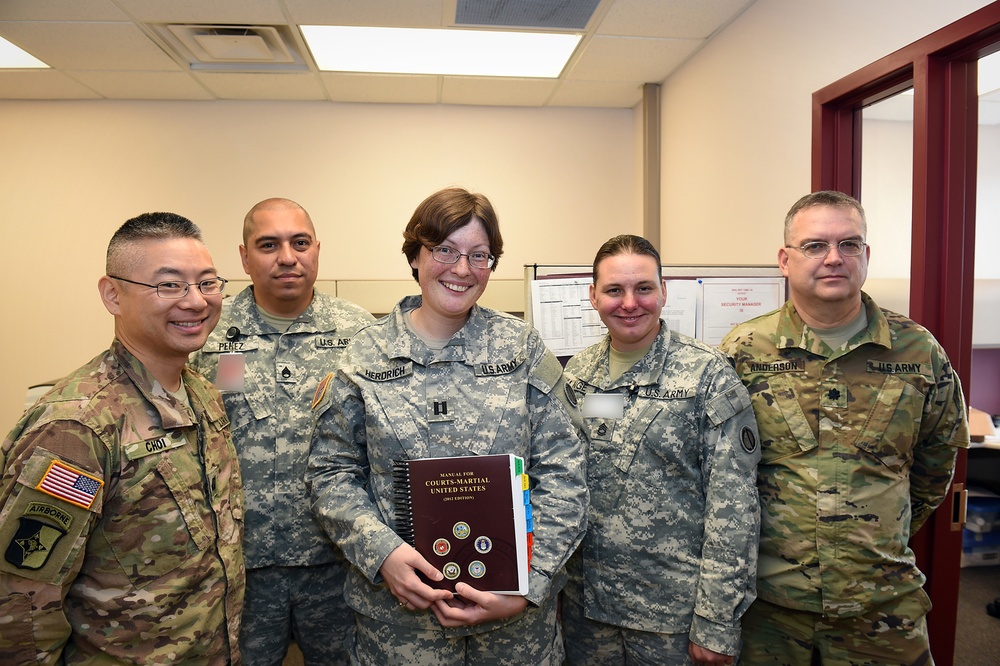Army Reserve legal officer prepares for deployment