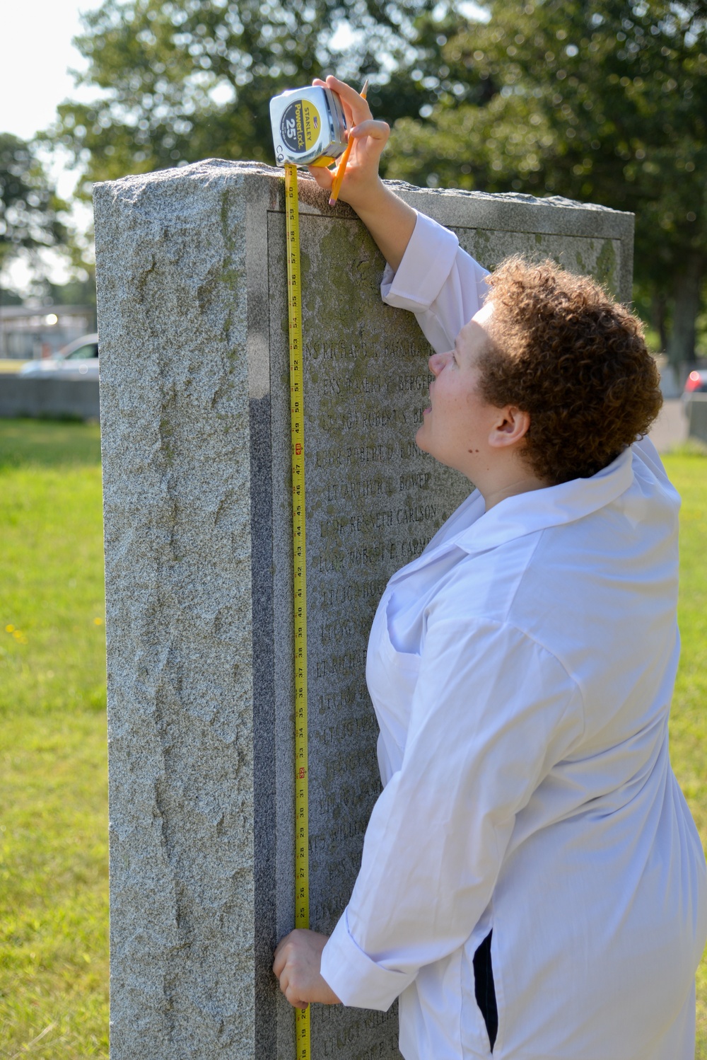 U.S. Navy VC-4 memorial marker restoration