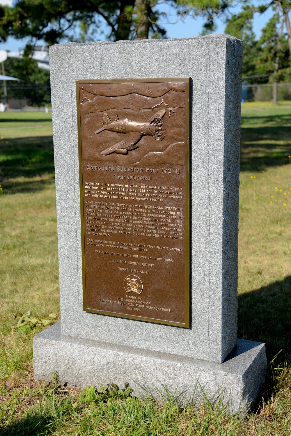 U.S. Navy VC-4 memorial marker restoration