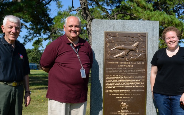 U.S. Navy VC-4 memorial marker restoration