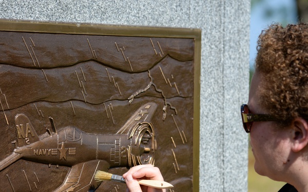 U.S. Navy VC-4 memorial marker restoration