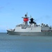 Chinese navy multirole ship Hengshui (FFG 572) departs Joint Base Pearl Harbor-Hickam following the conclusion of Rim of the Pacific 2016.