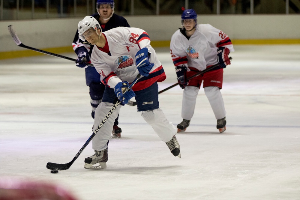 Minnesota National Guard battalion takes onKuwaiti hockey elite in Desert Classic tournament