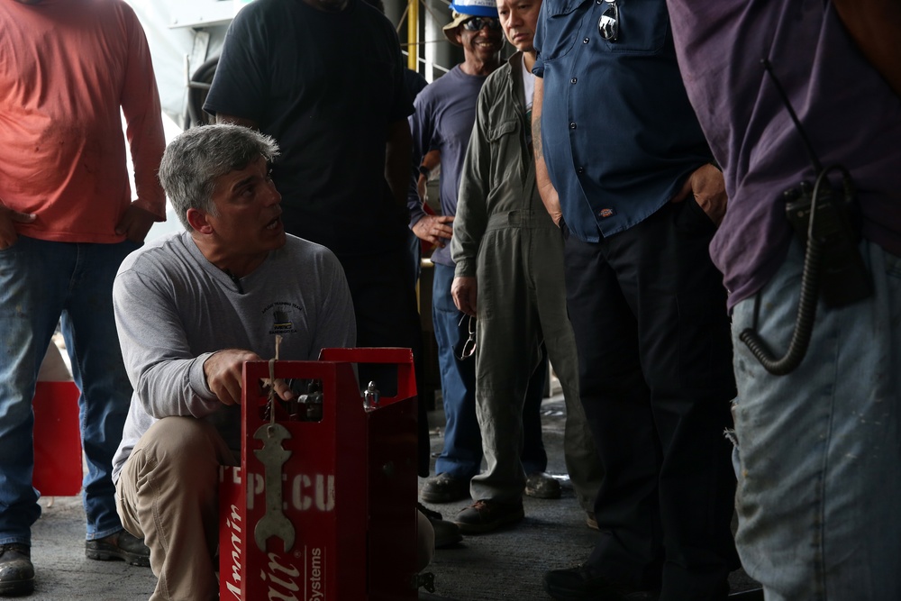 USNS Walter S. Diehl Conducts Training, Drills to Sharpen Readiness After Yard Period