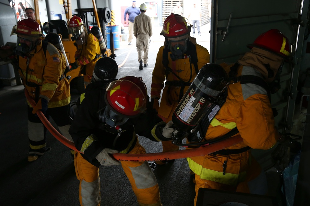 USNS Walter S. Diehl Conducts Training, Drills to Sharpen Readiness After Yard Period