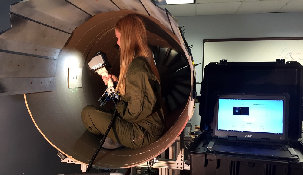 AFRL Damage Registration Sensor improves high-performance engine exhaust inspections