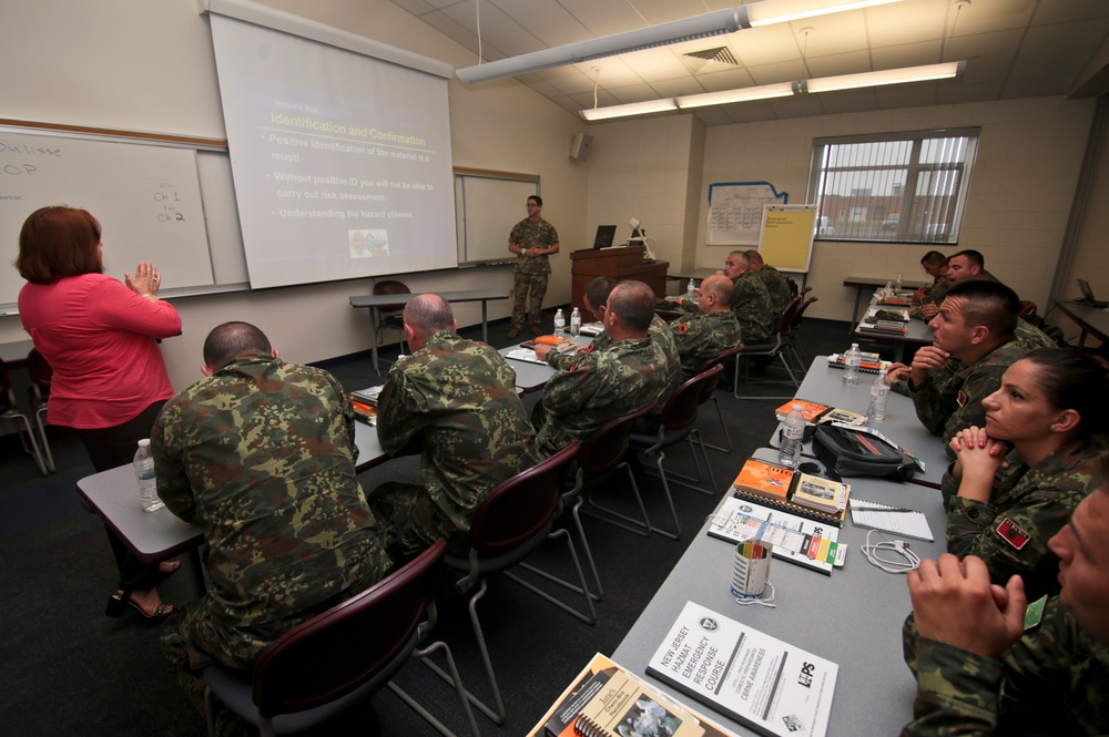 Albanian military trains with 21st Civil Support Team