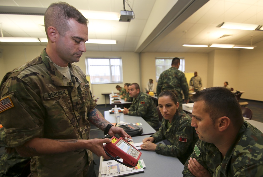 Albanian military trains with 21st Civil Support Team