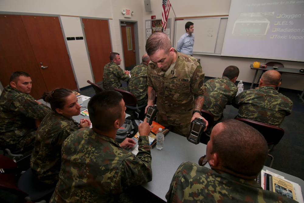 Albanian military trains with 21st Civil Support Team