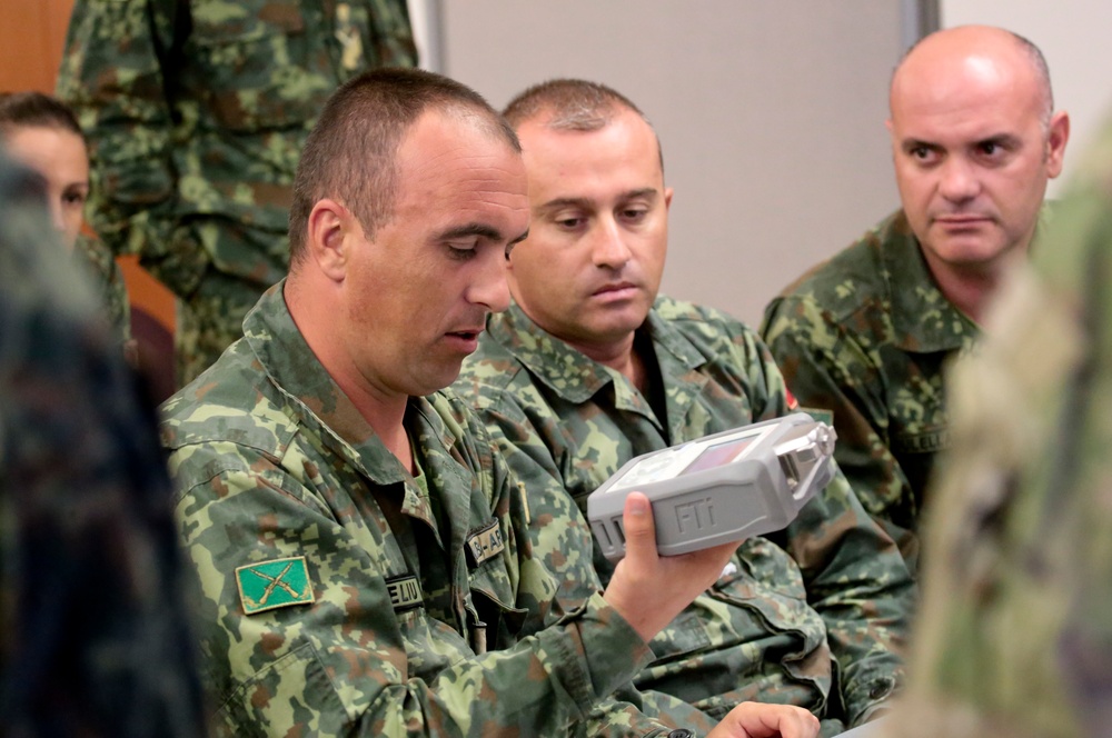 Albanian military trains with 21st Civil Support Team