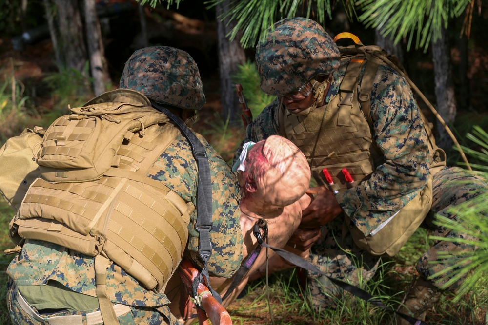 Real-life casualty simulations prepare 2nd Medical Battalion