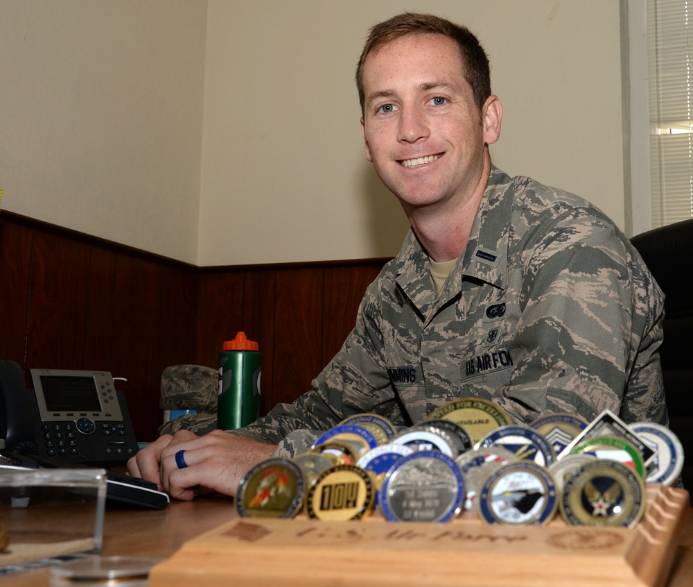 Soccer helps Airman be ‘Ready, Balanced, Better … Square-D Away’