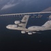 KC-135R Stratotanker over Sunshine Skyway Bridge