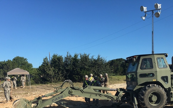 104th ECC Improves Fort Hood Range Roads