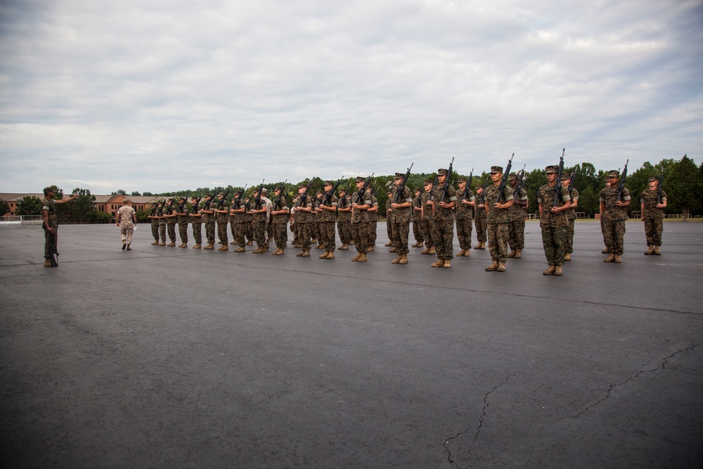 India Co. Close Order Drill Evaluation