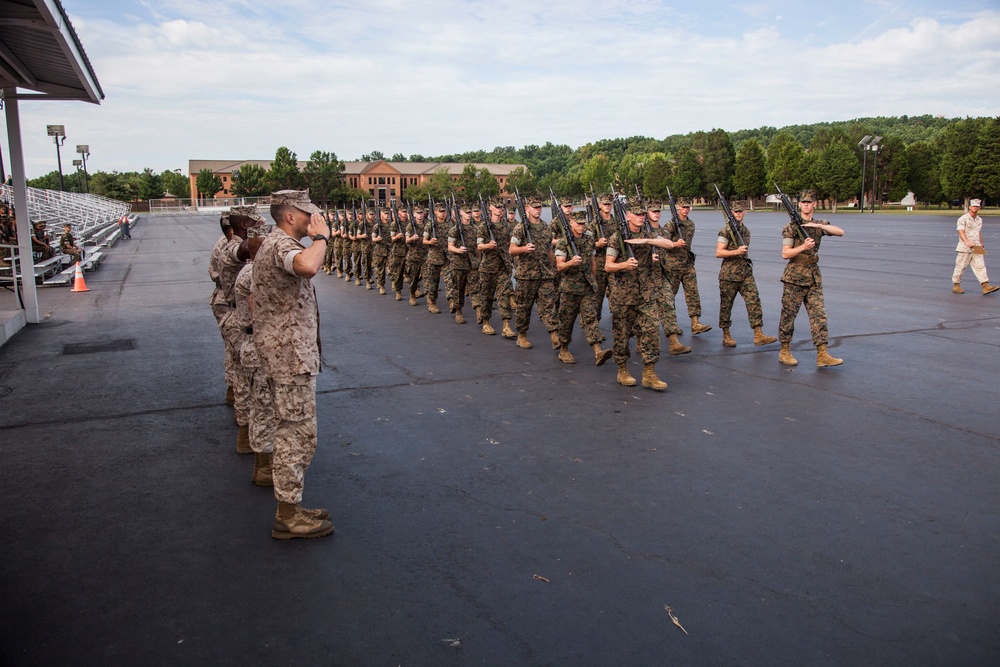 India Co. Close Order Drill Evaluation