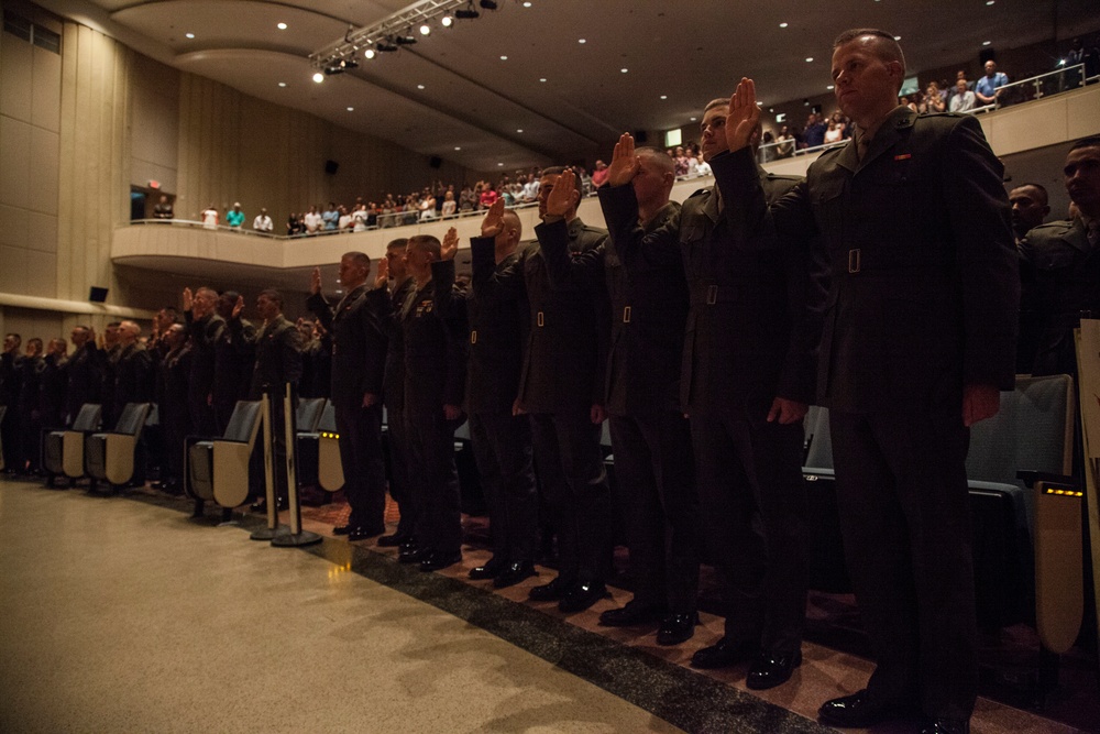 Alpha, Charlie, Delta Co. Commissioning Ceremony