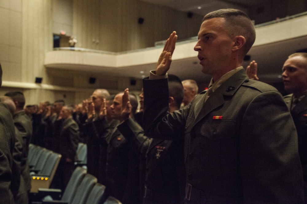 Alpha, Charlie, Delta Co. Commisioning Ceremony