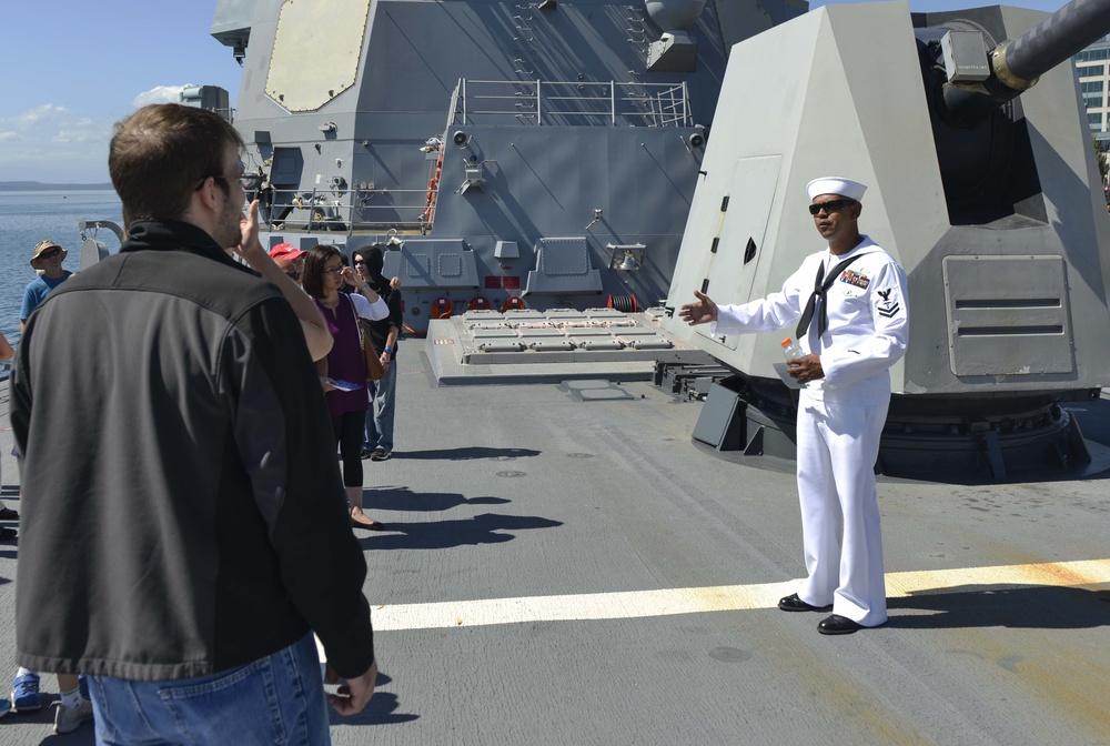 The 67th annual Seattle Seafair Fleet Week ship tours