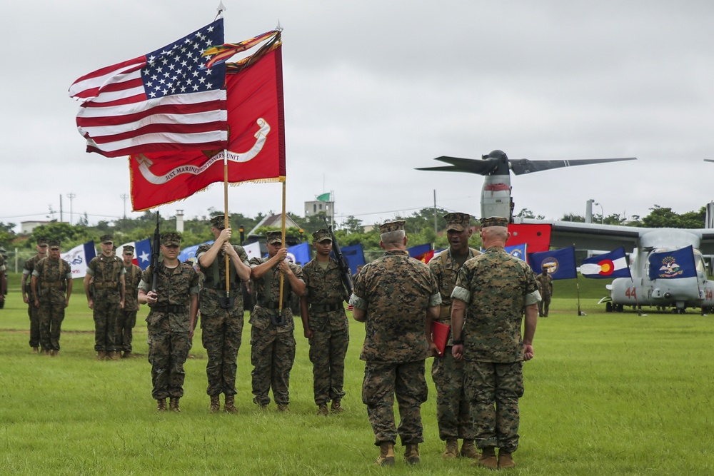 31st MEU Sergeant Major retires, Lanham assumes sword of office